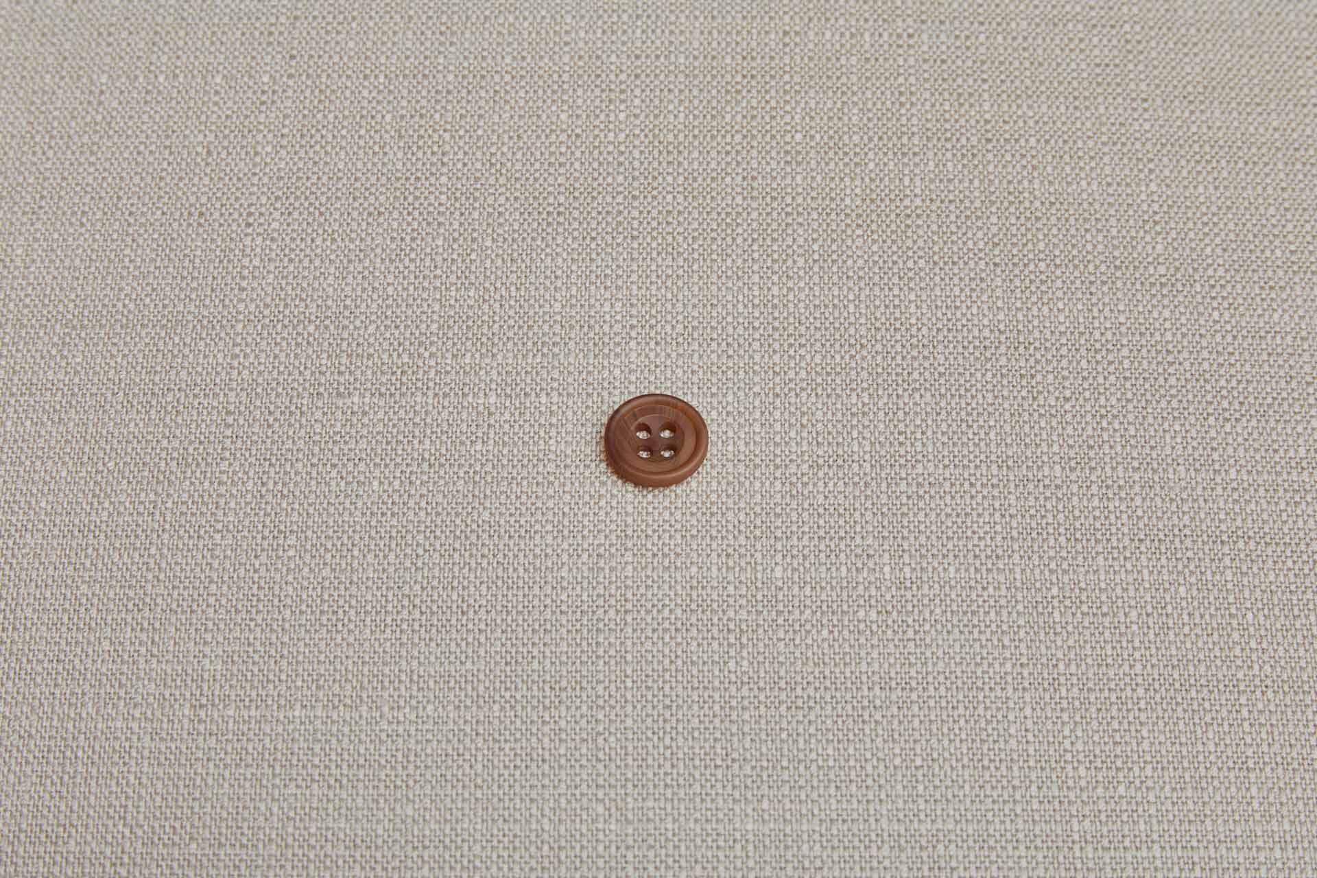 Round Walnut "Faux Horn" Button - 1.5cm, image 2 of 3