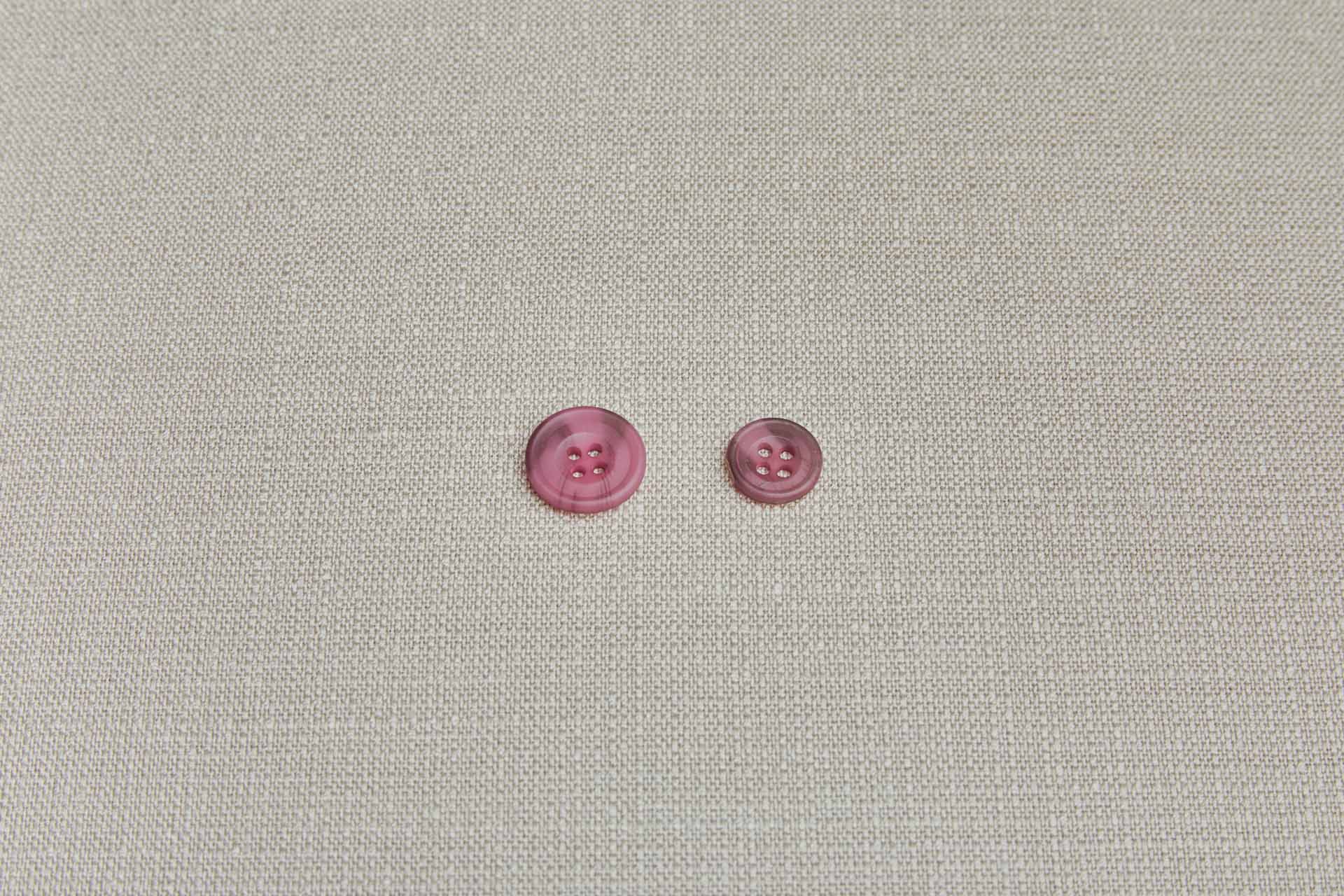 Set of 27 Boysenberry Nylon Buttons, image 2 of 3