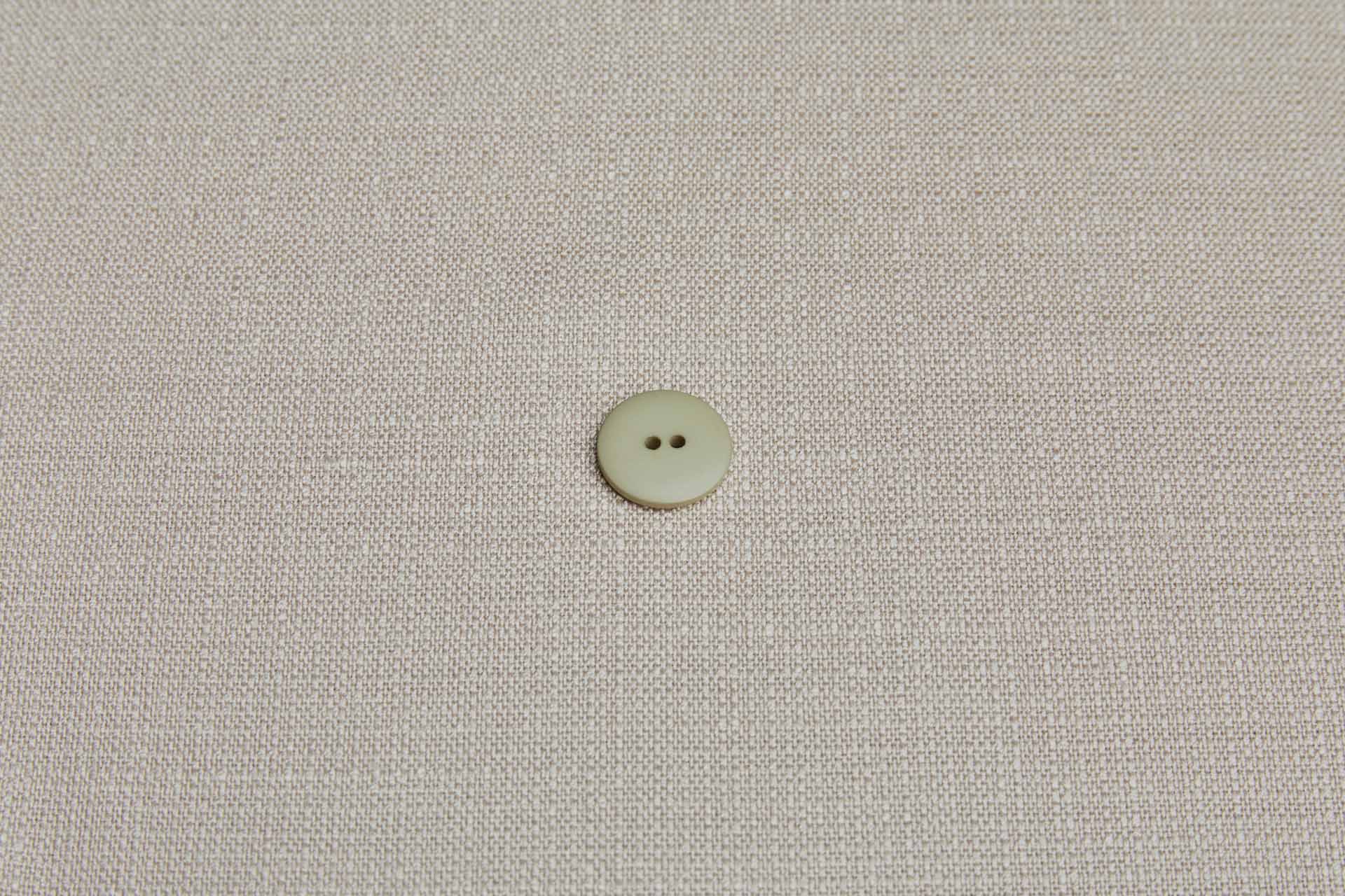 Vintage Round Green Mist Button - 2cm, image 2 of 3