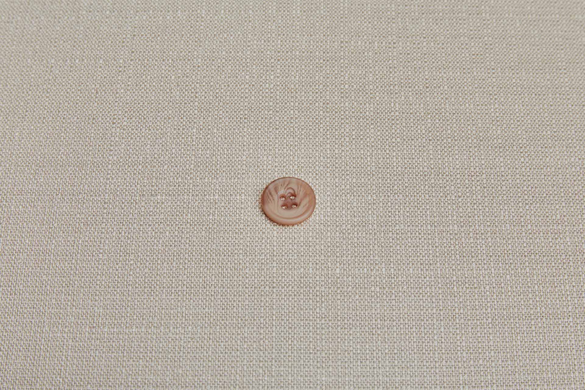 Round Pale Brown "Faux Horn" Button - 1.8-1.9cm, image 2 of 3