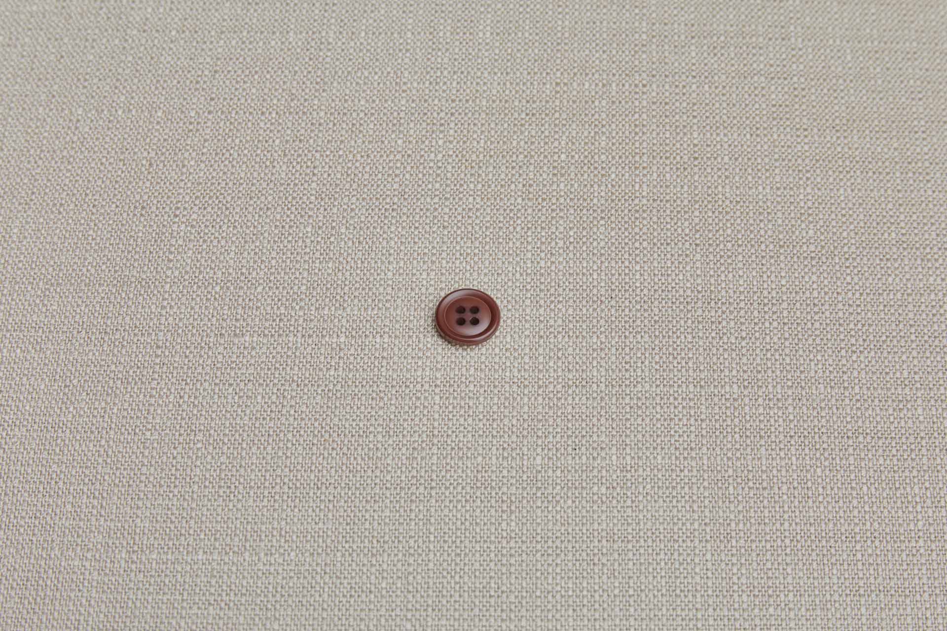 Vintage Small Round Chocolate Brown Button - 1.4cm, image 2 of 3