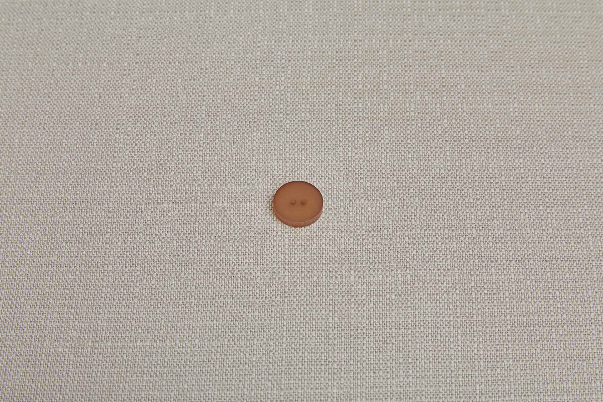 Vintage Semi-transparent Sepia Resin Button - 1.5cm, image 2 of 3