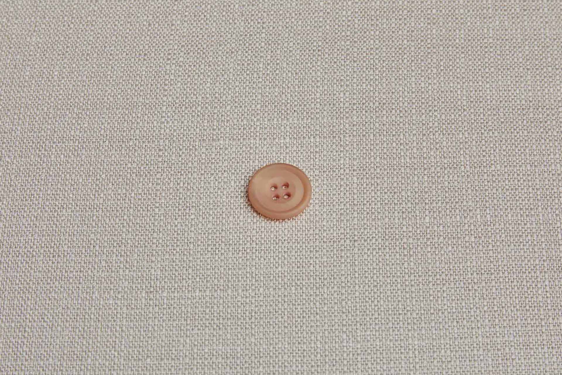 Round Pinkish Tan "Faux Horn" Button - 1.8-1.9cm, image 3 of 3