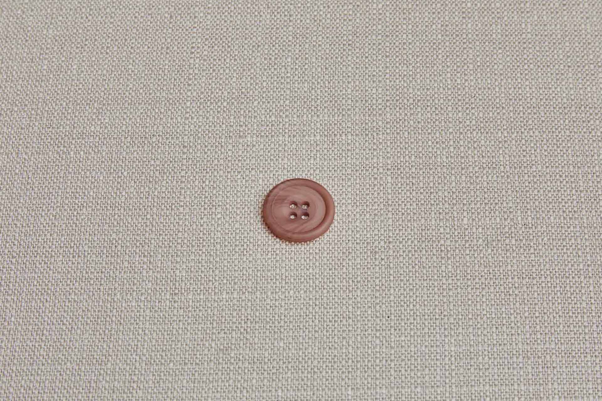 Round Persian Beige "Faux Horn" Button - 2cm, image 2 of 3