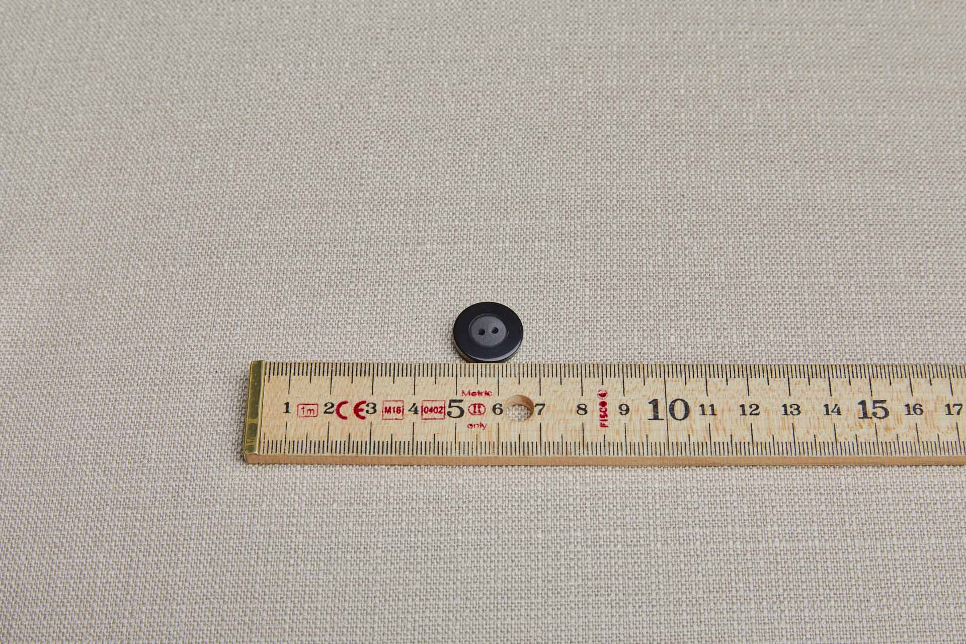 Set of 5 Vintage Indigo Resin Buttons - 1.7cm, image 3 of 3