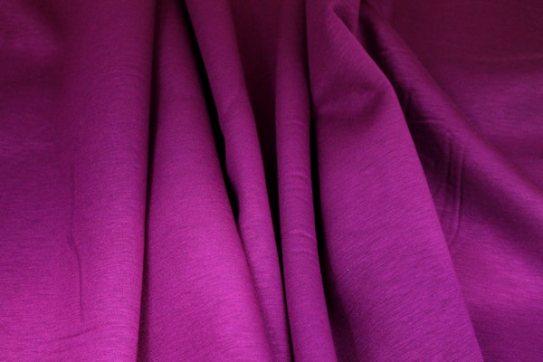 Bonded Jersey - Deep Magenta/Teal - Scrap 0.2m Piece fabric, image 4 of 7