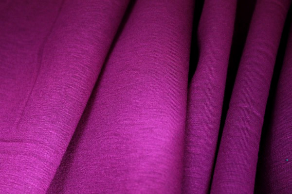 Bonded Jersey - Deep Magenta/Teal - Scrap 0.2m Piece fabric, image 6 of 7