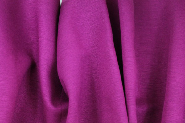 Bonded Jersey - Deep Magenta/Black fabric, image 3 of 5