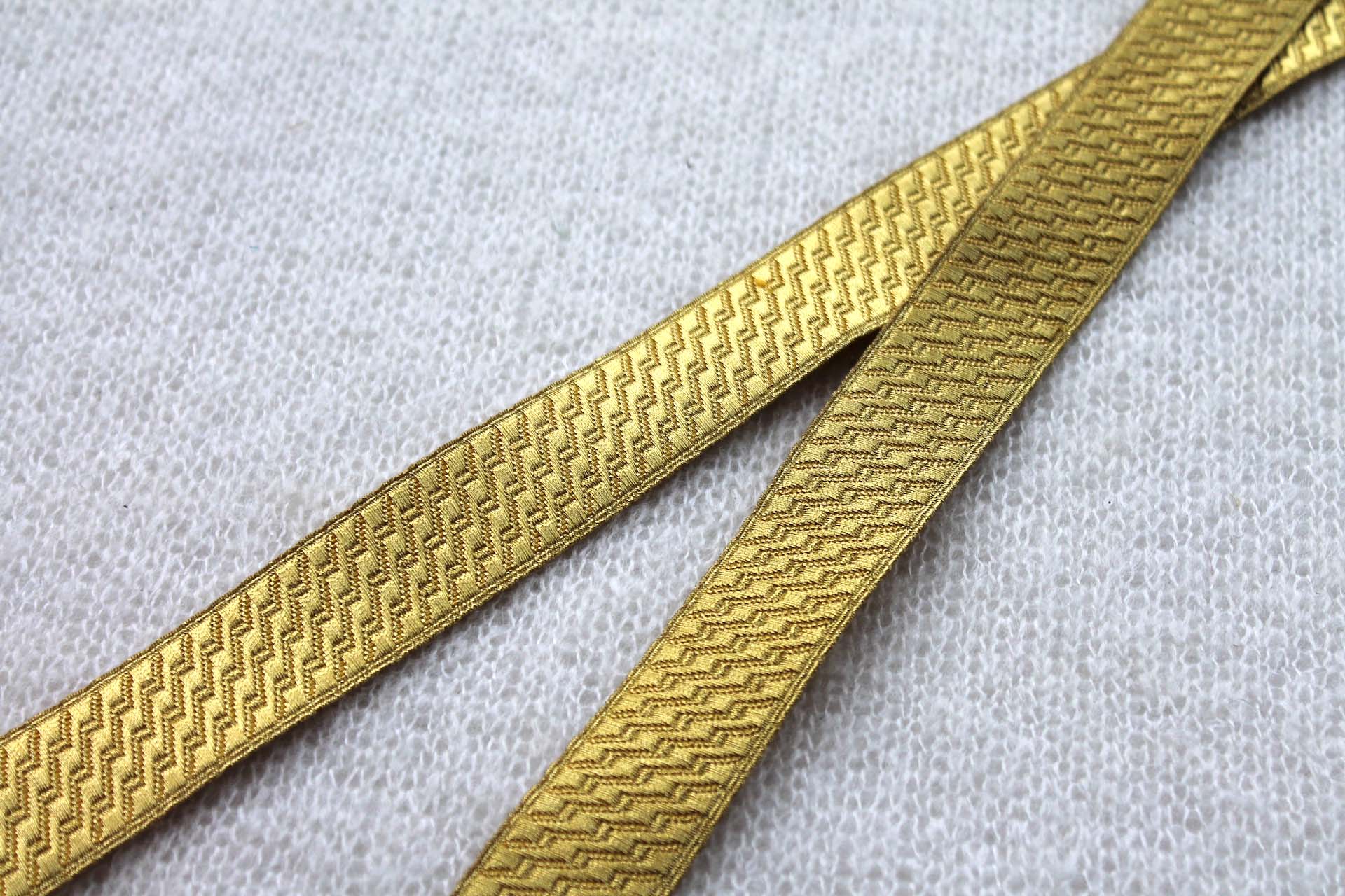 Gold "Guards Lace" Braid with Geometric Design - Large trim, image 3 of 4