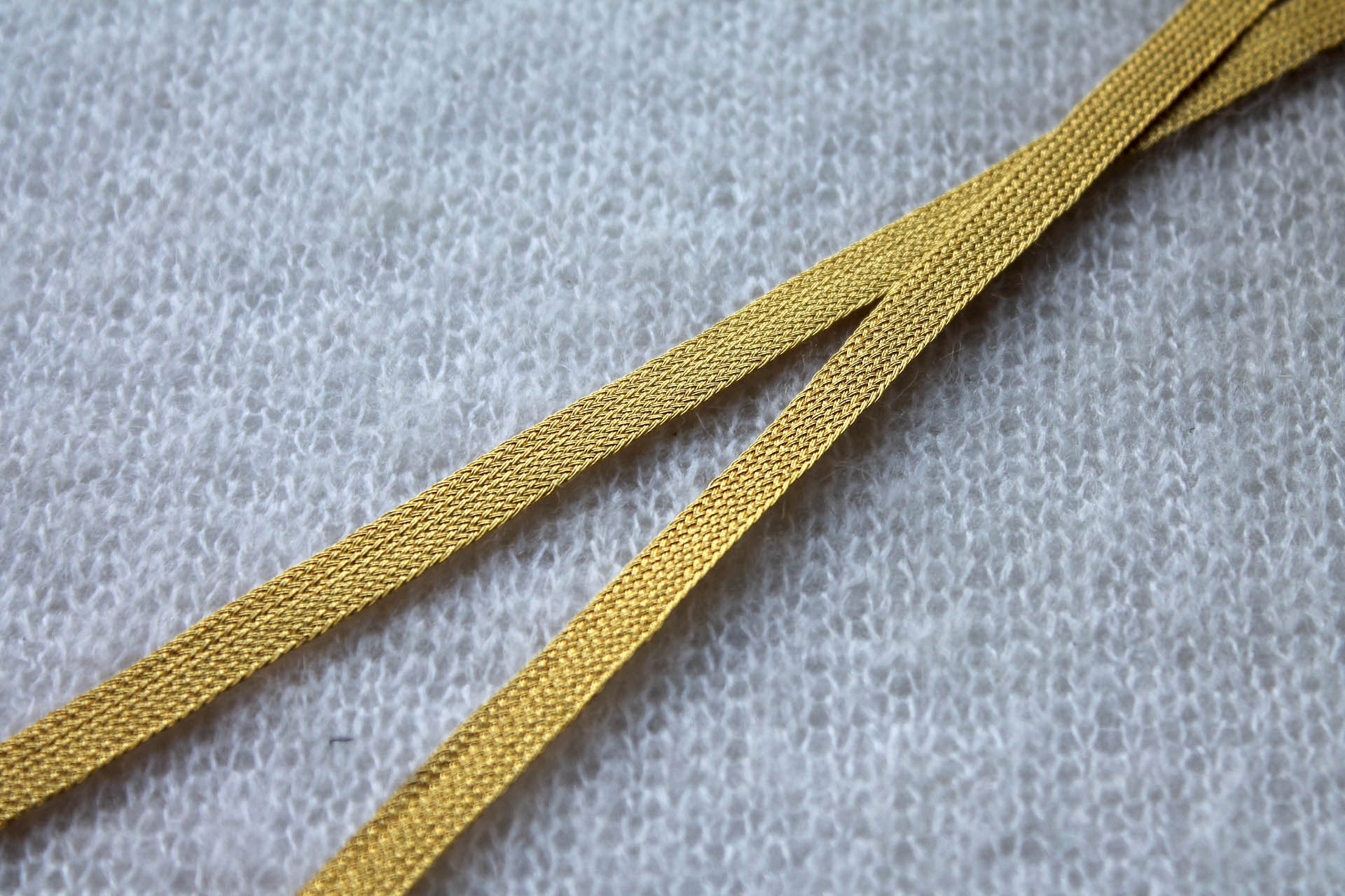 Plain Gold Ribbon Braid trim, image 3 of 3