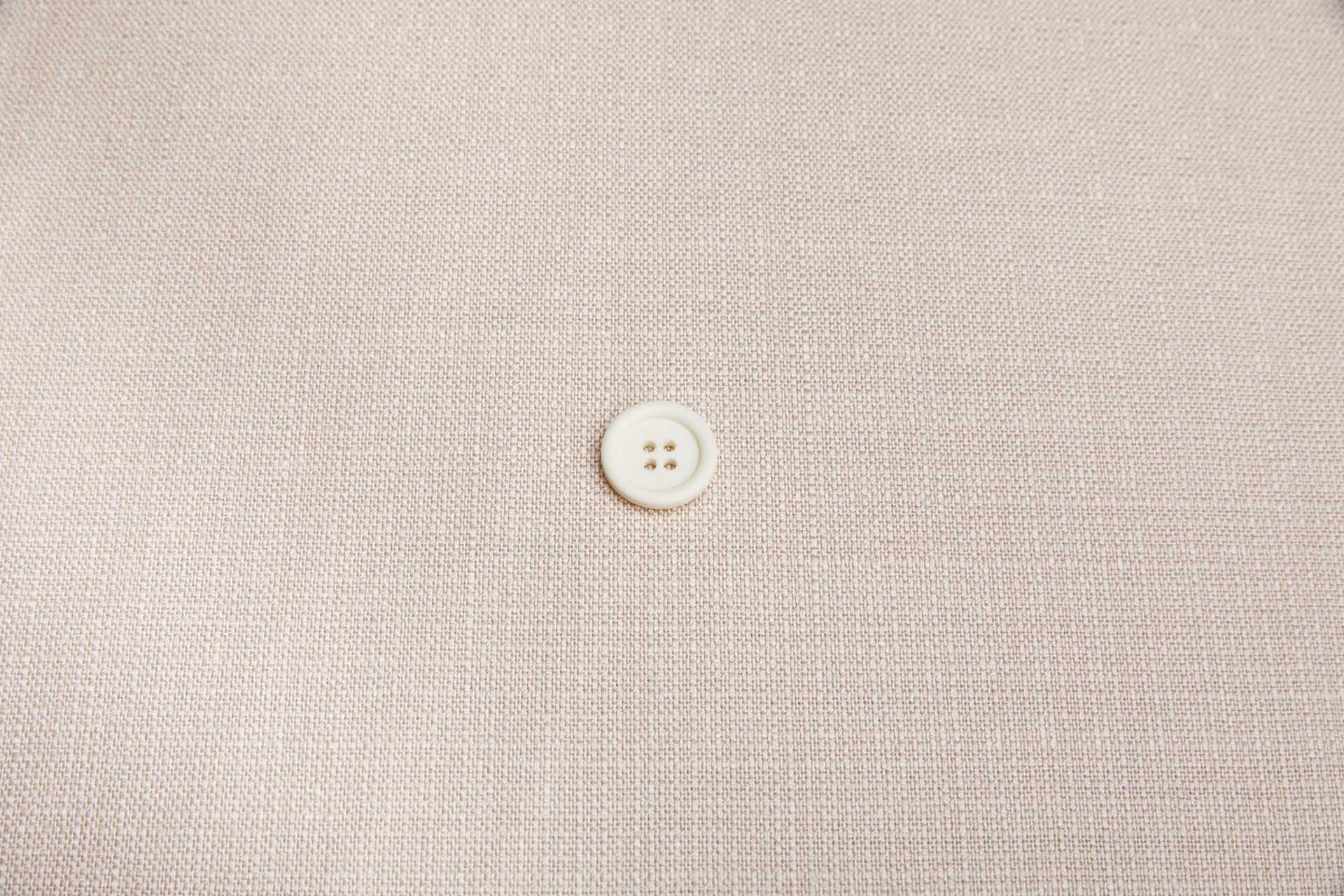 Vintage Round Eggshell Button - 2cm, image 3 of 3