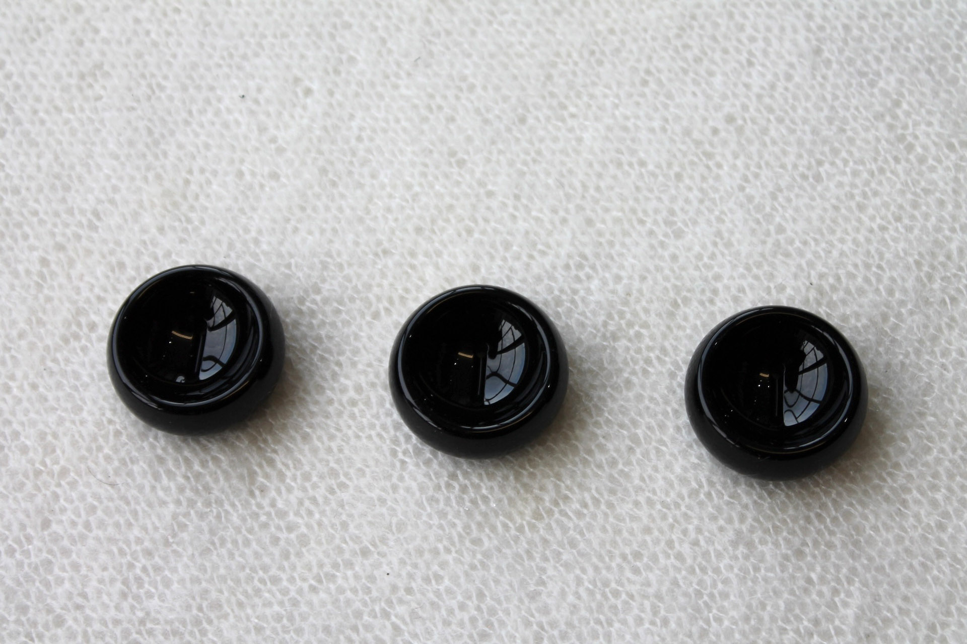 Vintage 60s Duffel Button - Black - 3.5cm, image 2 of 3