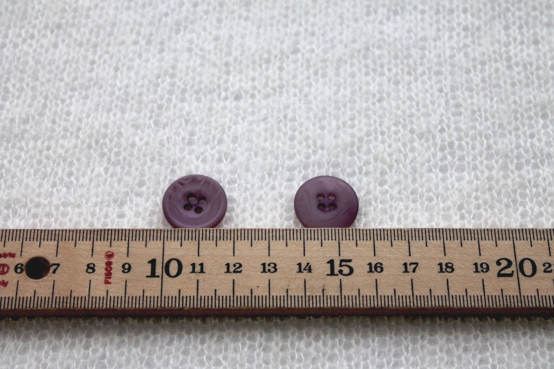 Violet Nylon Button - 2cm, image 3 of 4