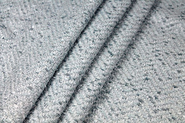 Chunky Herringbone Matka - Blue fabric