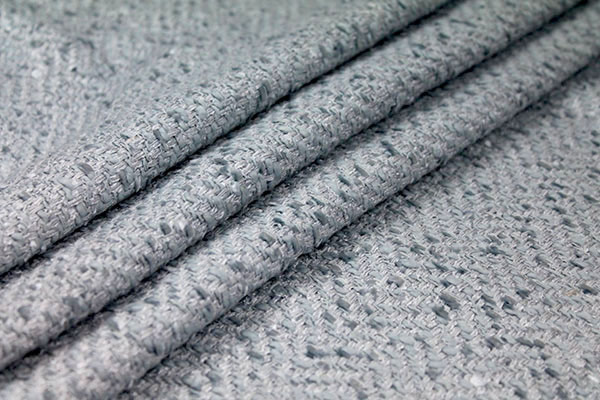 Chunky Herringbone Matka - Blue fabric, image 6 of 6