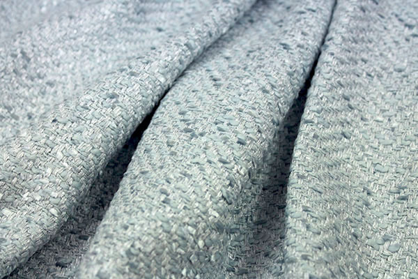 Chunky Herringbone Matka - Blue fabric, image 4 of 6