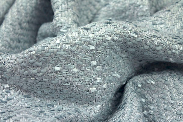 Chunky Herringbone Matka - Blue fabric, image 5 of 6