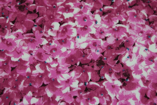 Floral Print Cotton - Pinks fabric, image 5 of 5
