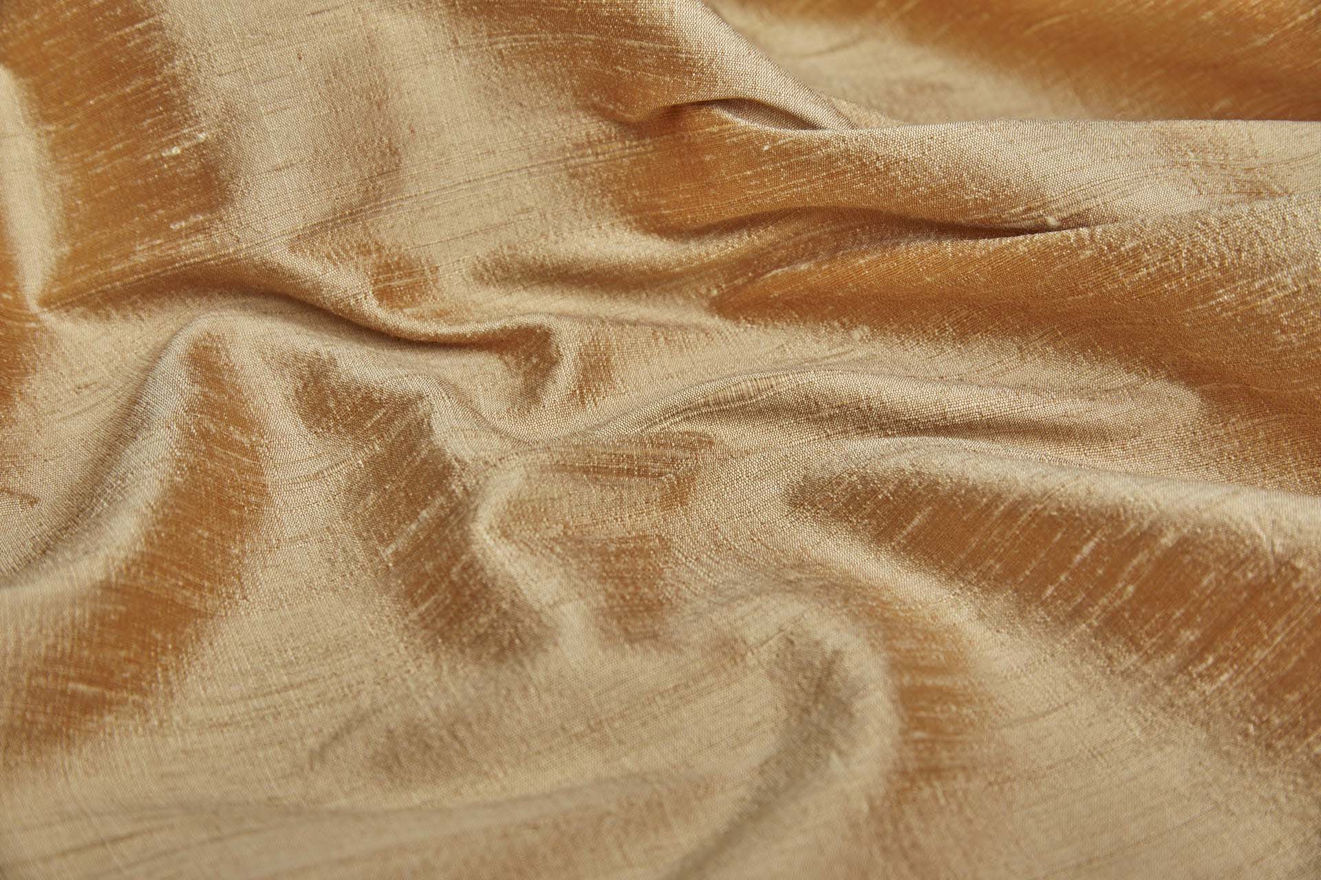 Textured Silk Dupion - Apricot fabric, image 8 of 8