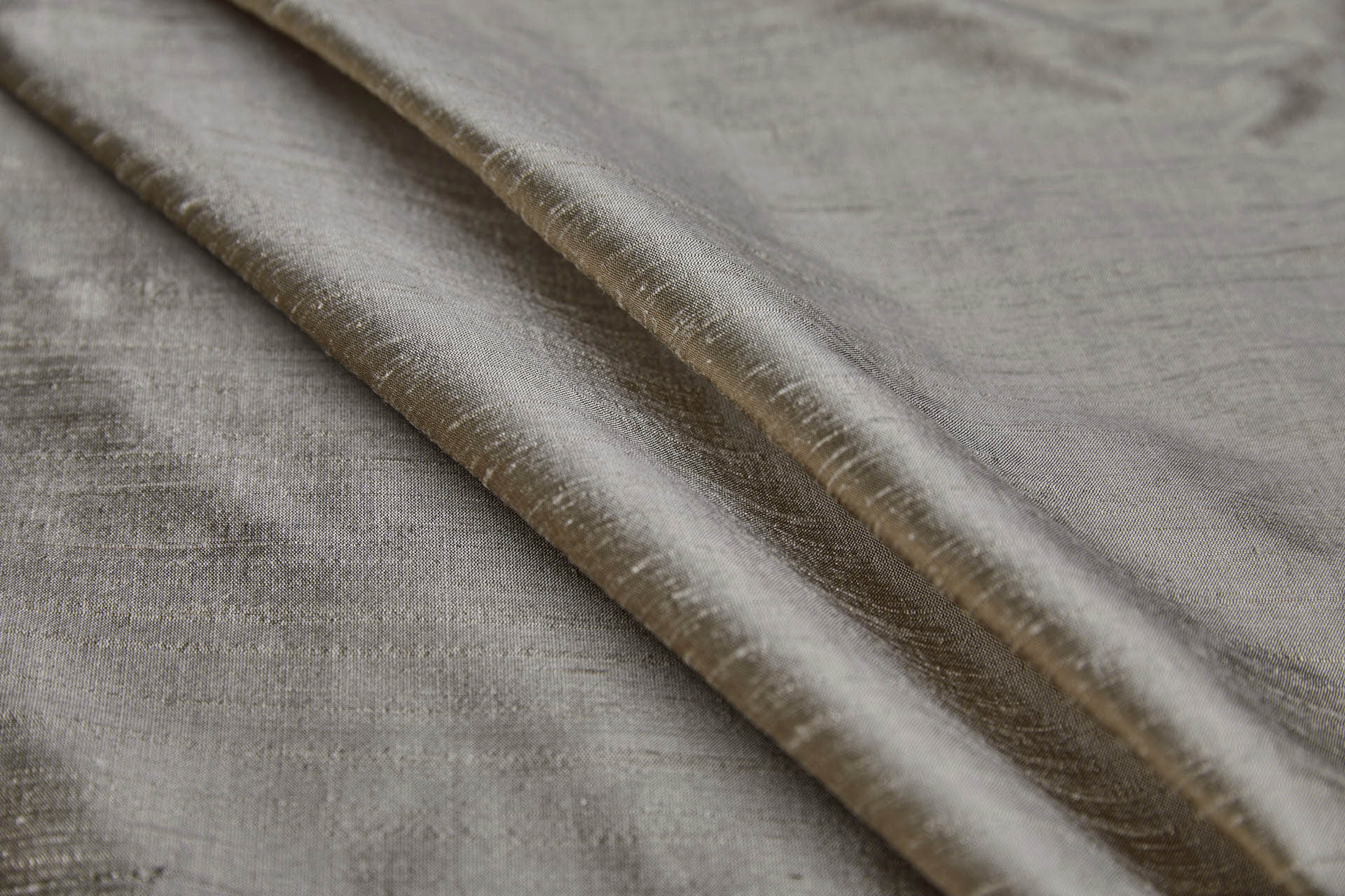 Textured Silk Dupion - Mink fabric, image 6 of 7