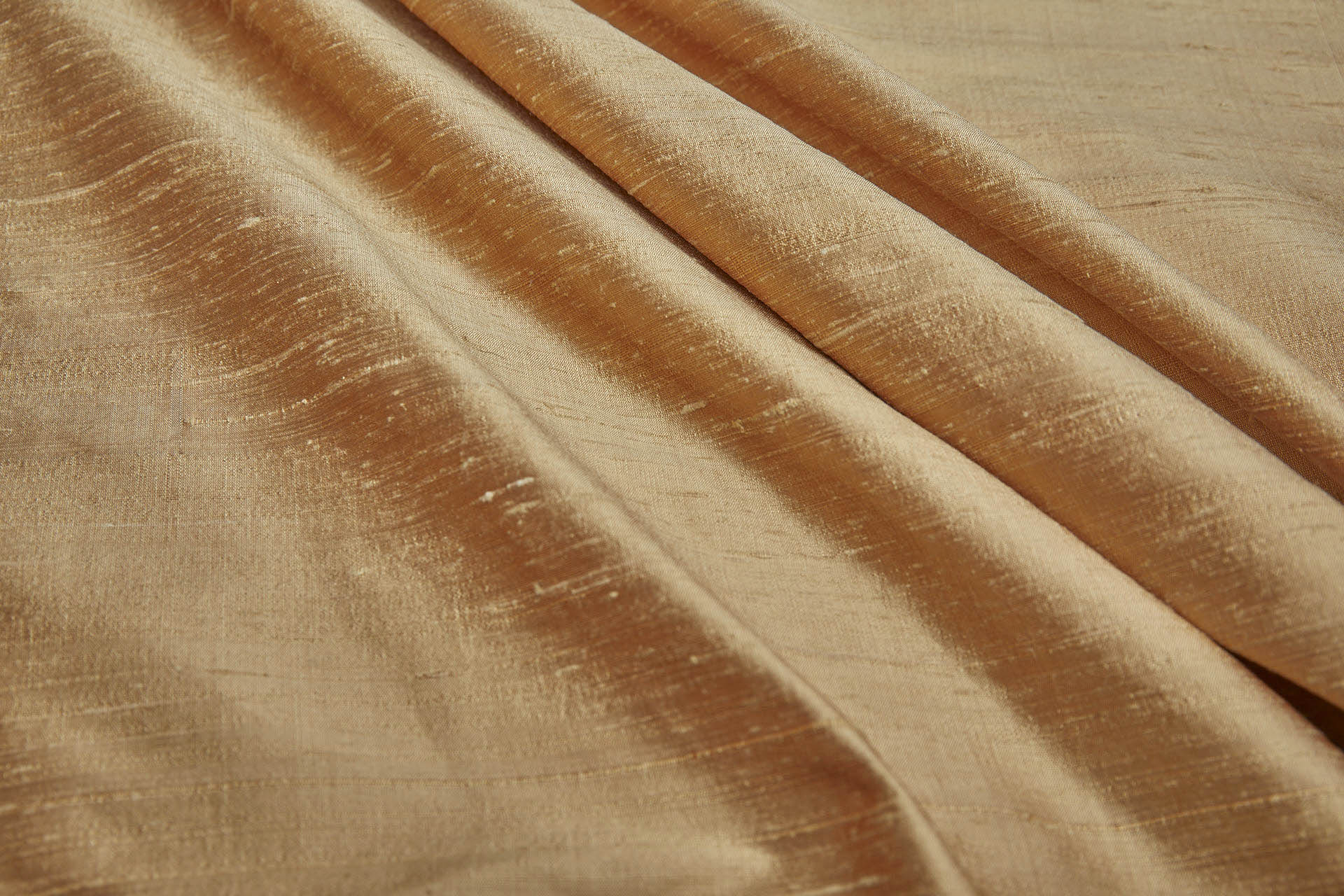 Textured Silk Dupion - Apricot fabric, image 5 of 8
