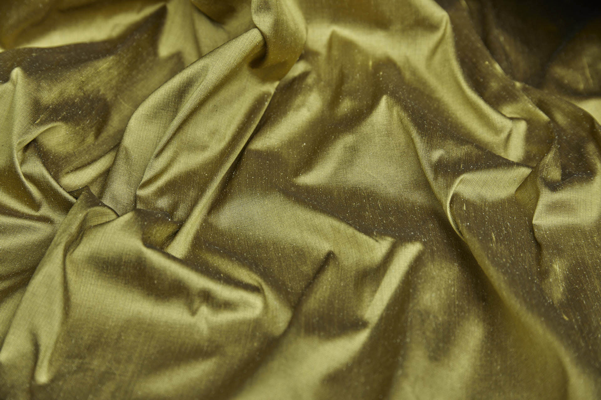Silk Dupion - Lemon Ginger fabric, image 2 of 9