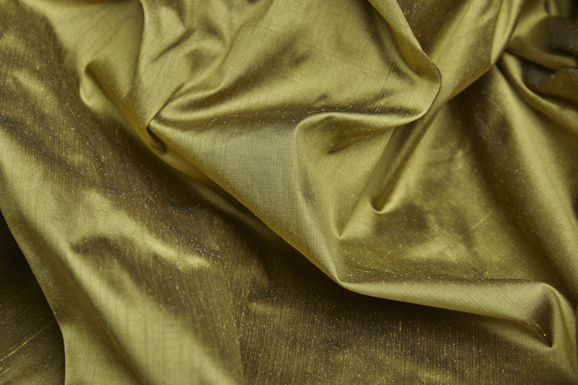 Silk Dupion - Lemon Ginger fabric, image 9 of 9