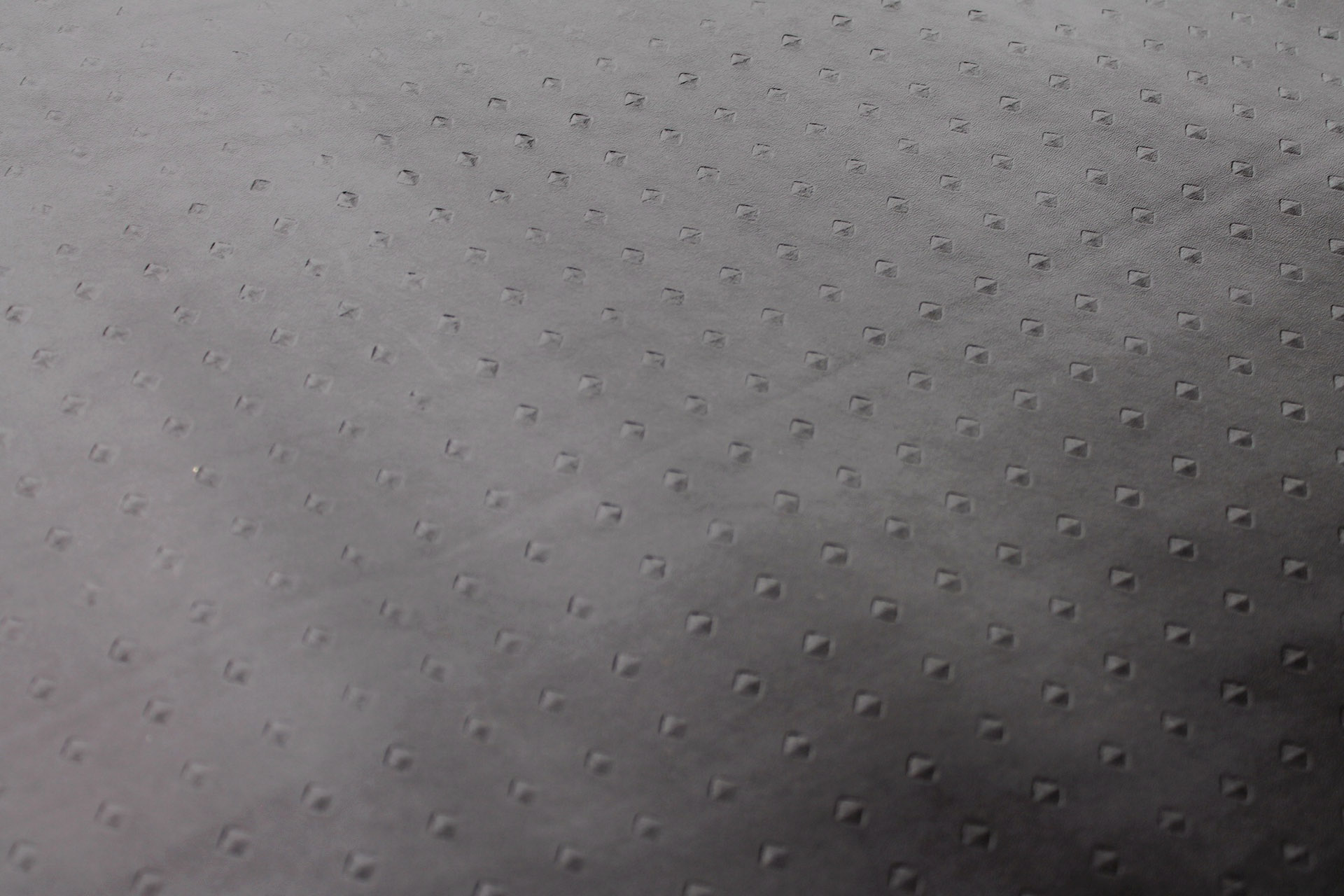 Embossed Soft Leatherette - Black Nail Head fabric, image 3 of 5