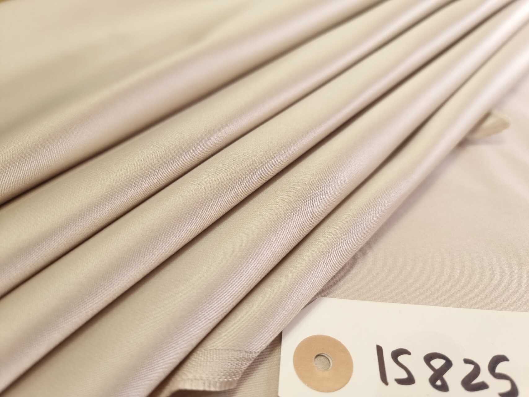 Silk/Cotton Duchesse Satin - Oyster fabric, image 2 of 6