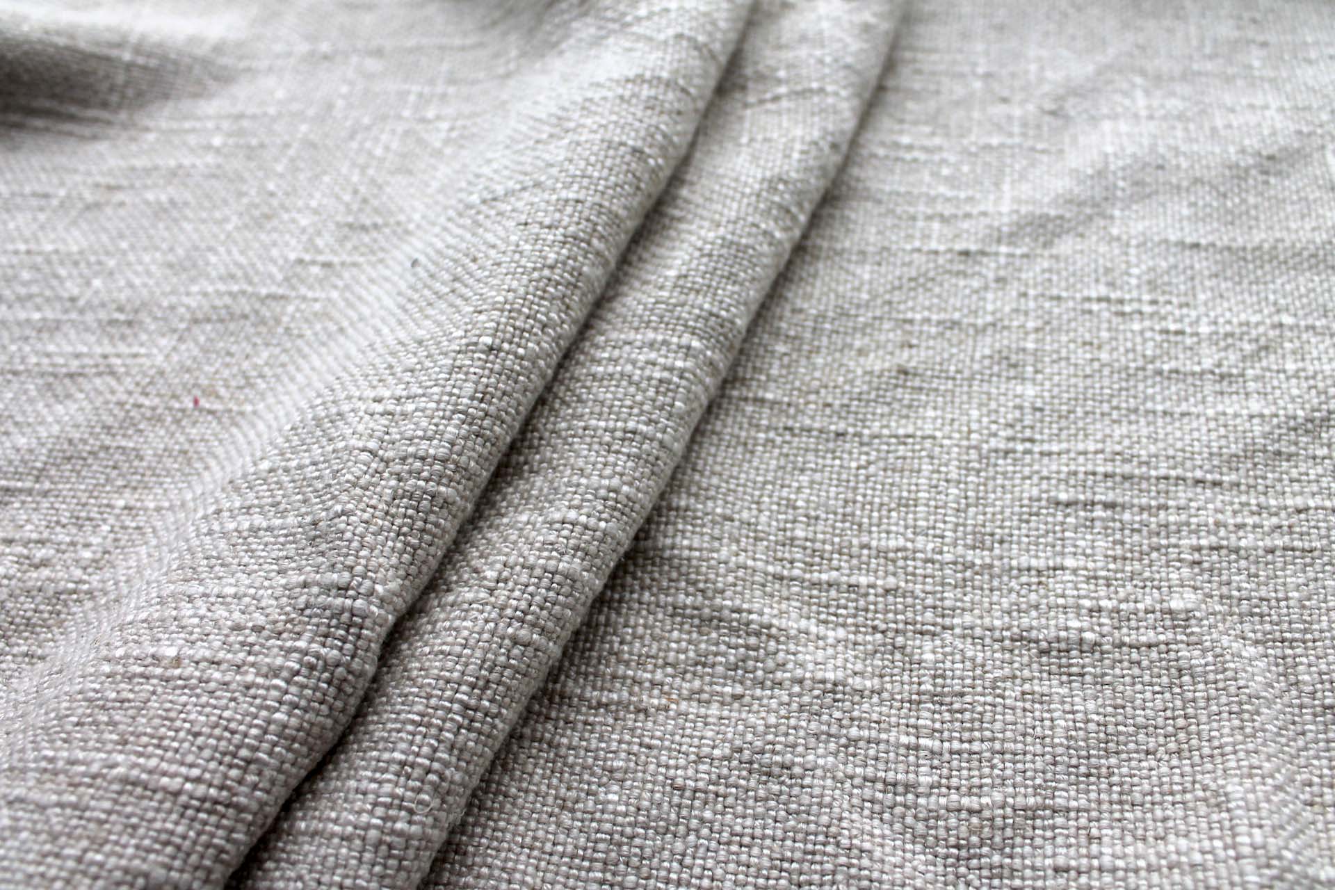 Washed Chunkier Basket Weave Silk Matka in Greige fabric, image 2 of 5