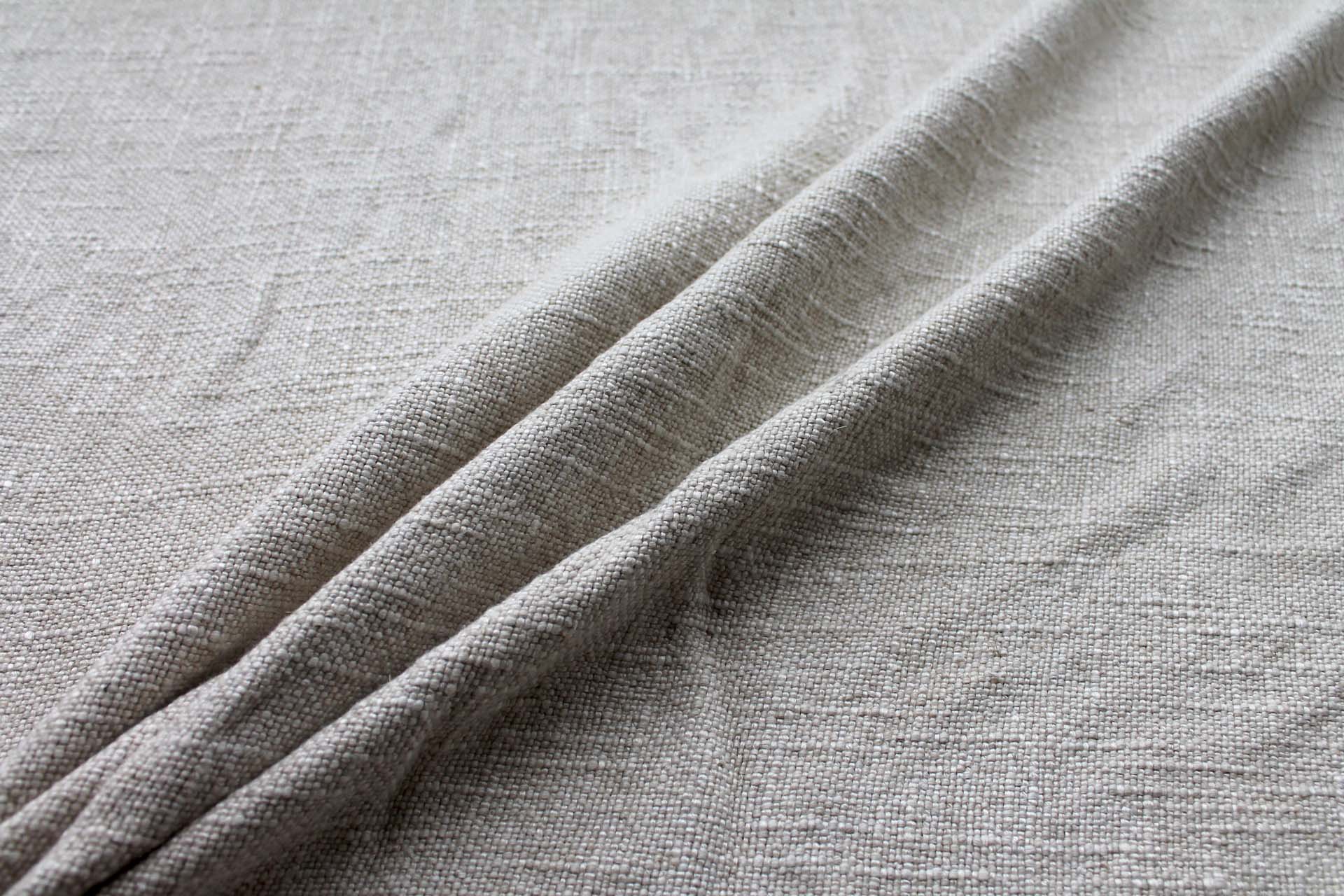 Washed Chunkier Basket Weave Silk Matka in Greige fabric, image 5 of 5