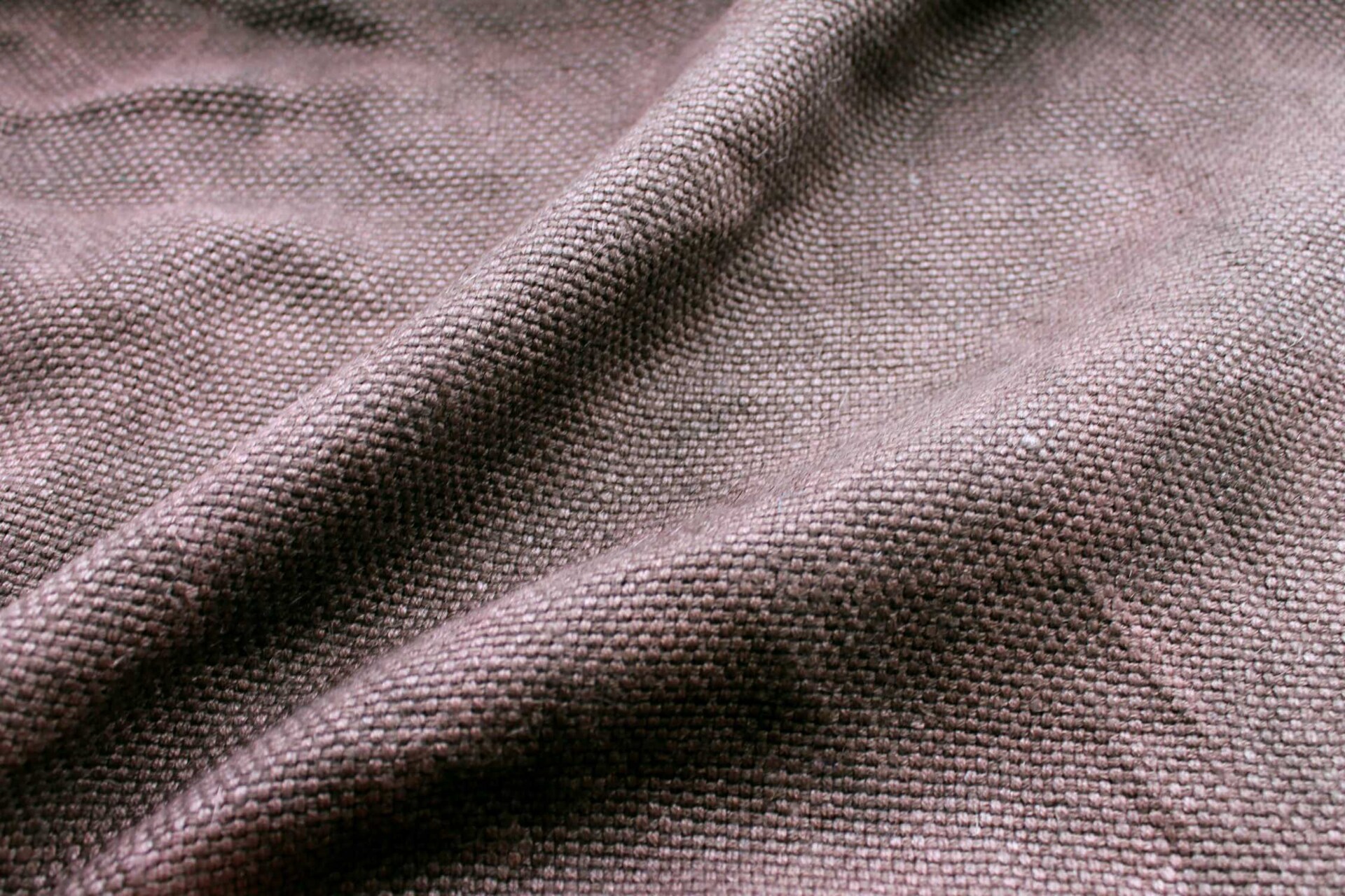 Chunky Basket Weave Cotton in Dark Chocolate Brown fabric, image 2 of 5