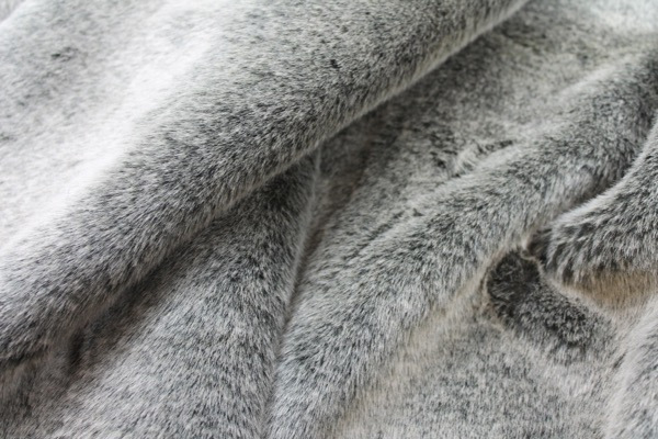 Faux Fur - Short Pile Grey fabric, image 4 of 6