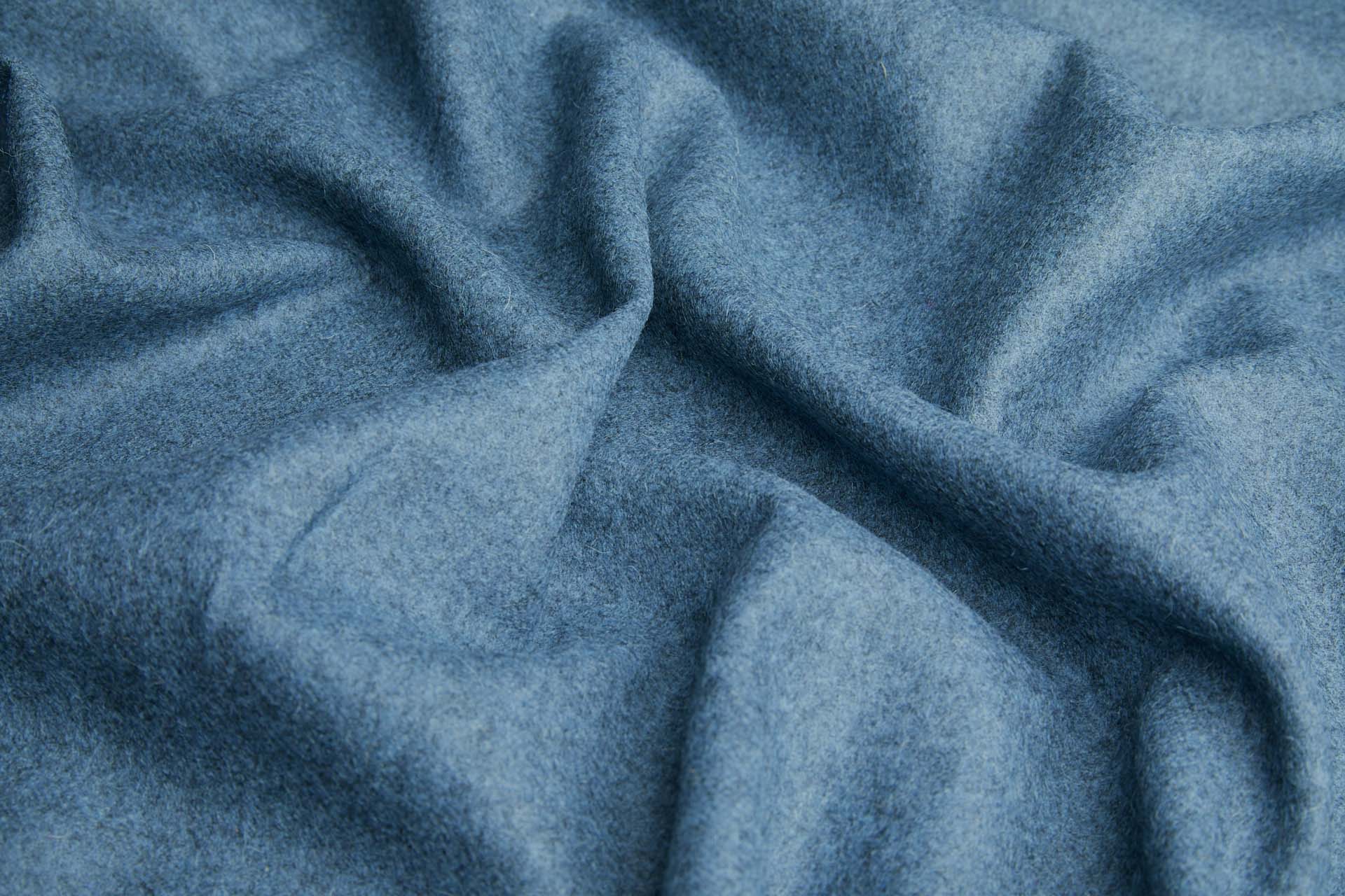 Lagoon Blue Uniform Wool Fabric, image 5 of 6