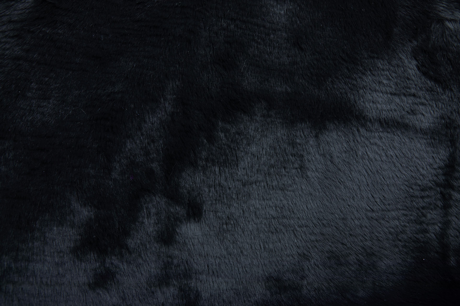 Faux Fur - Short / Medium Pile Black fabric, image 2 of 11