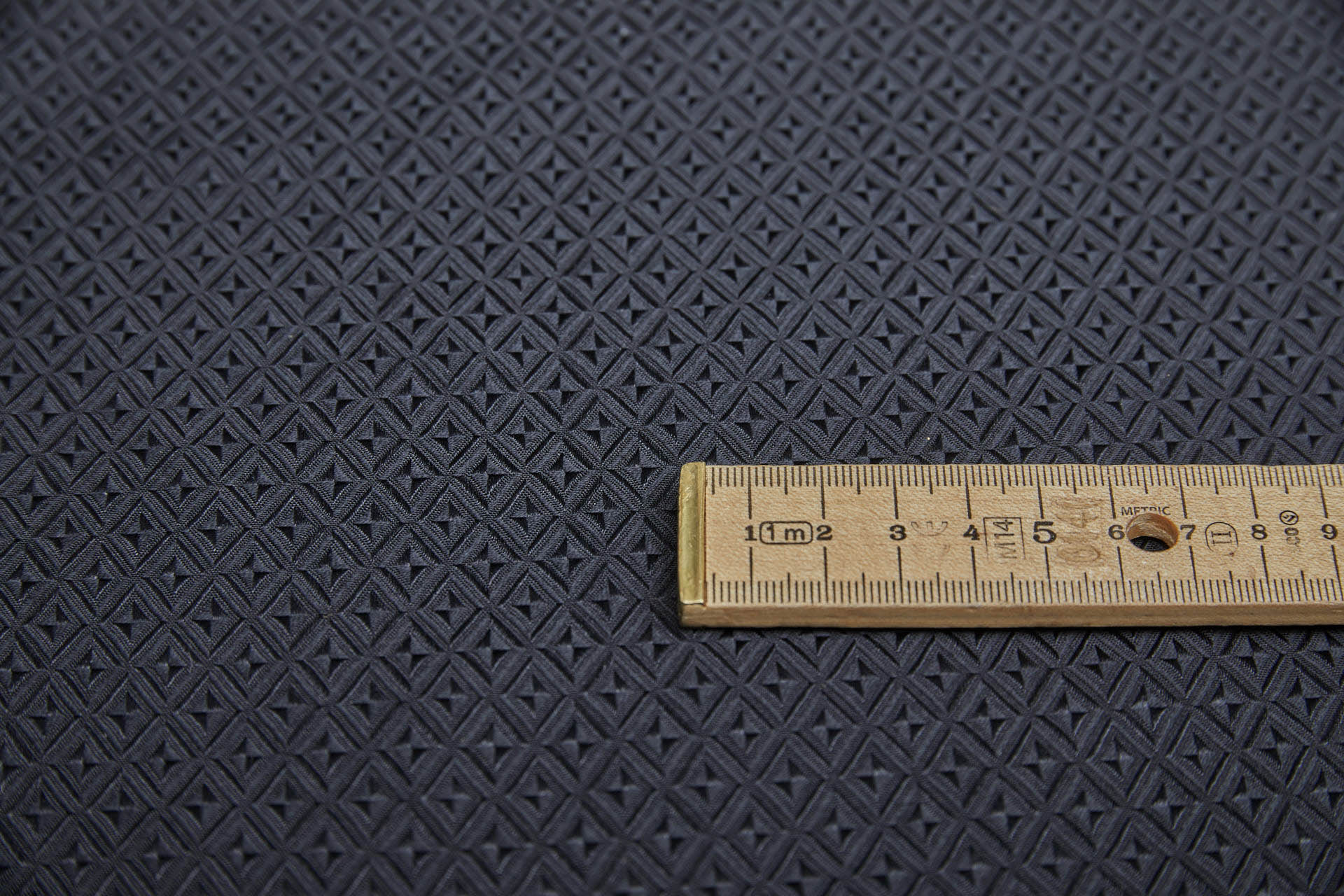 Geometric Brocade - Black fabric, image 5 of 5