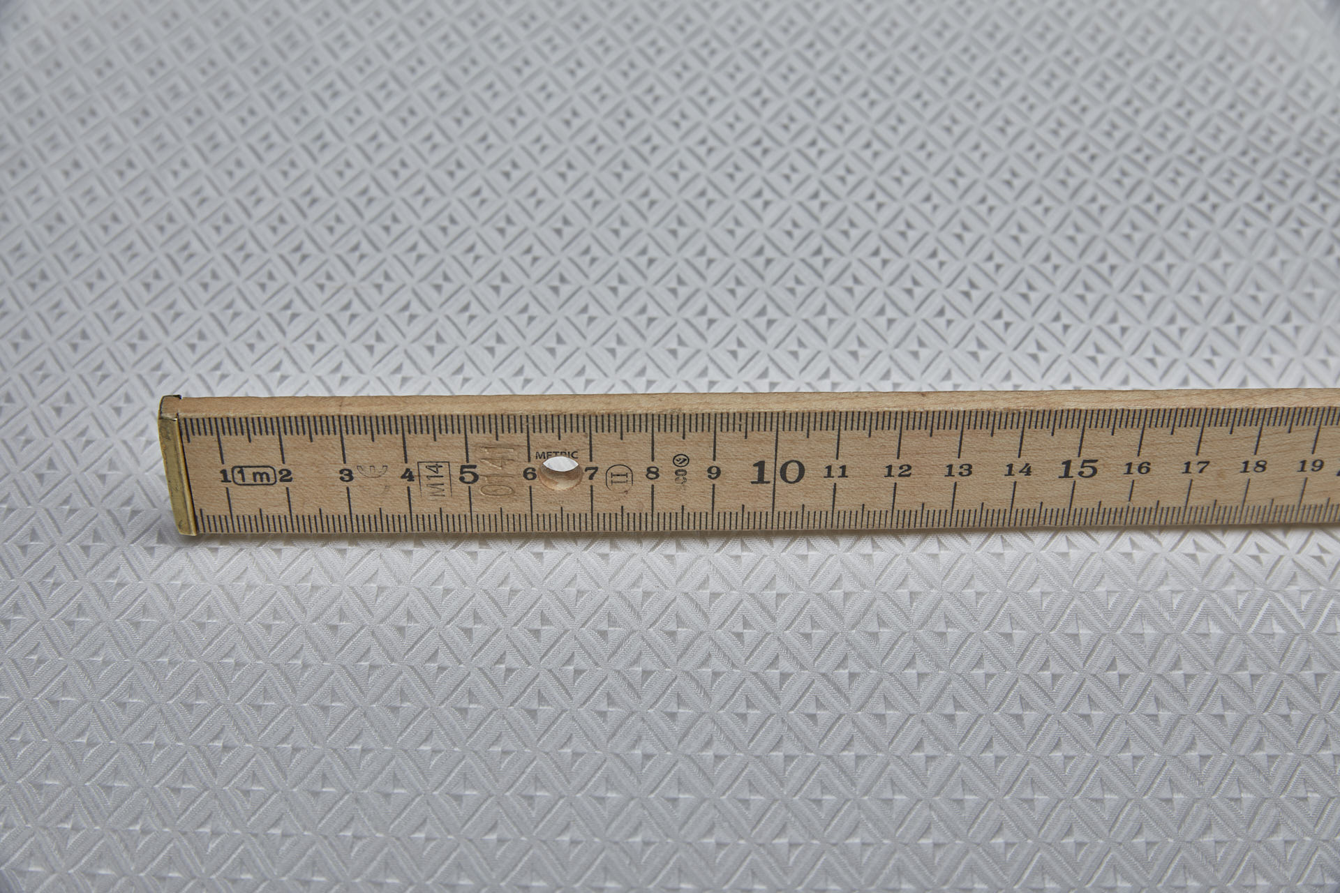 Geometric Brocade - Ivory fabric, image 2 of 6