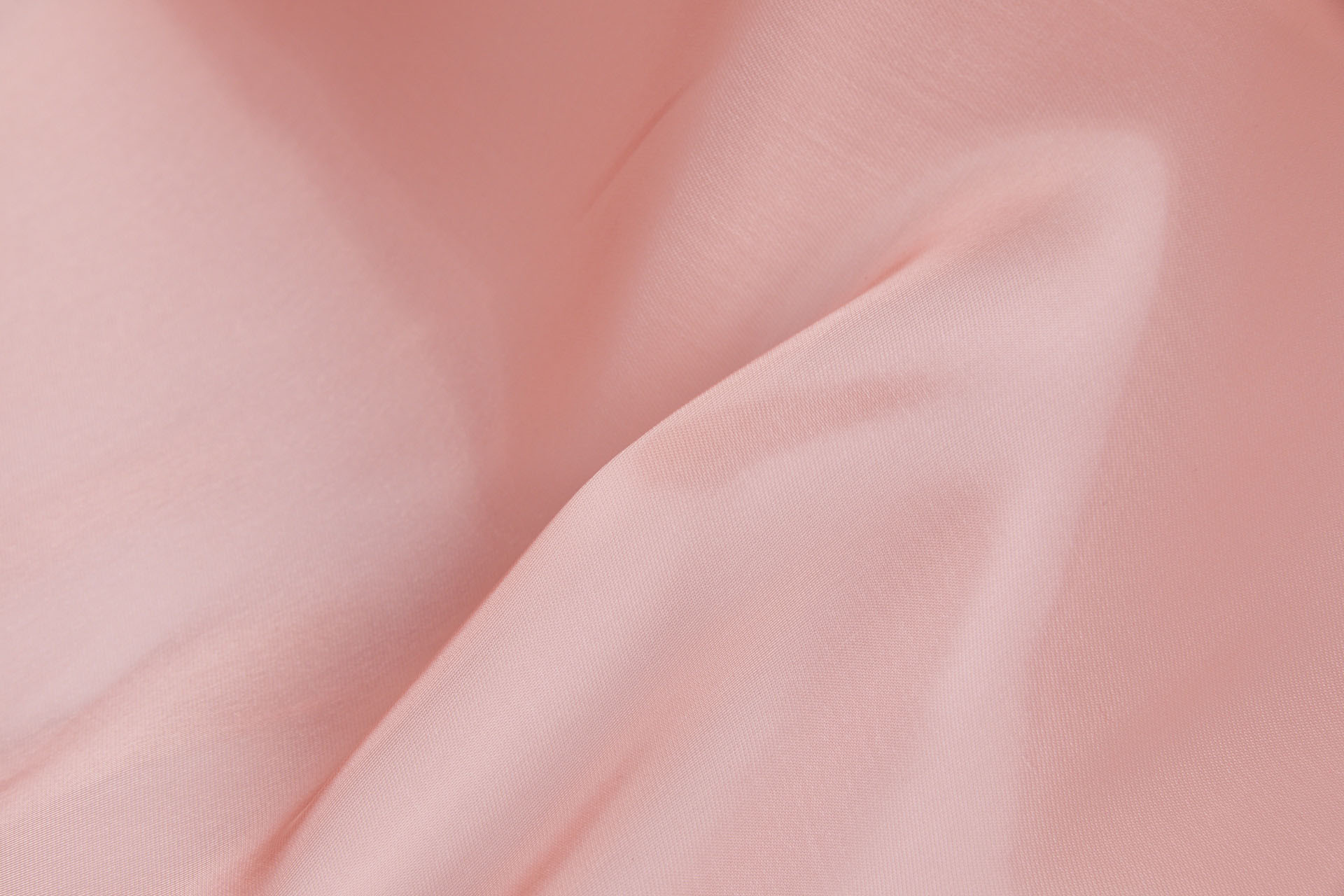 Heavy Weight Liquid Satin Organza - Peachy Pink fabric, image 2 of 8