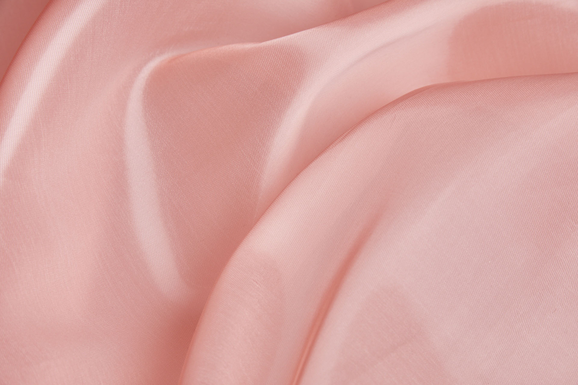 Heavy Weight Liquid Satin Organza - Peachy Pink fabric, image 3 of 8