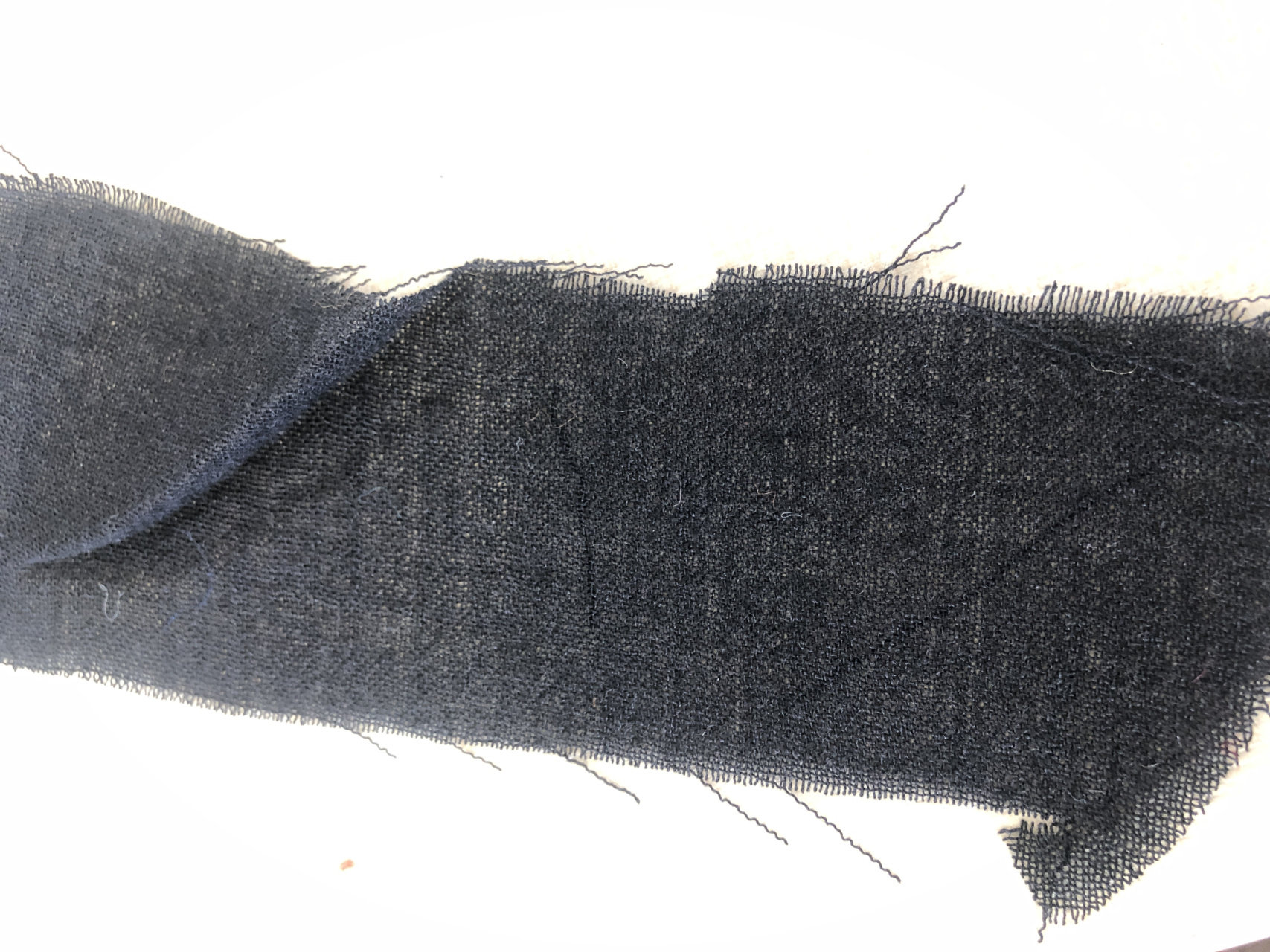 Wool Crepe Muslin - Black fabric, image 2 of 8