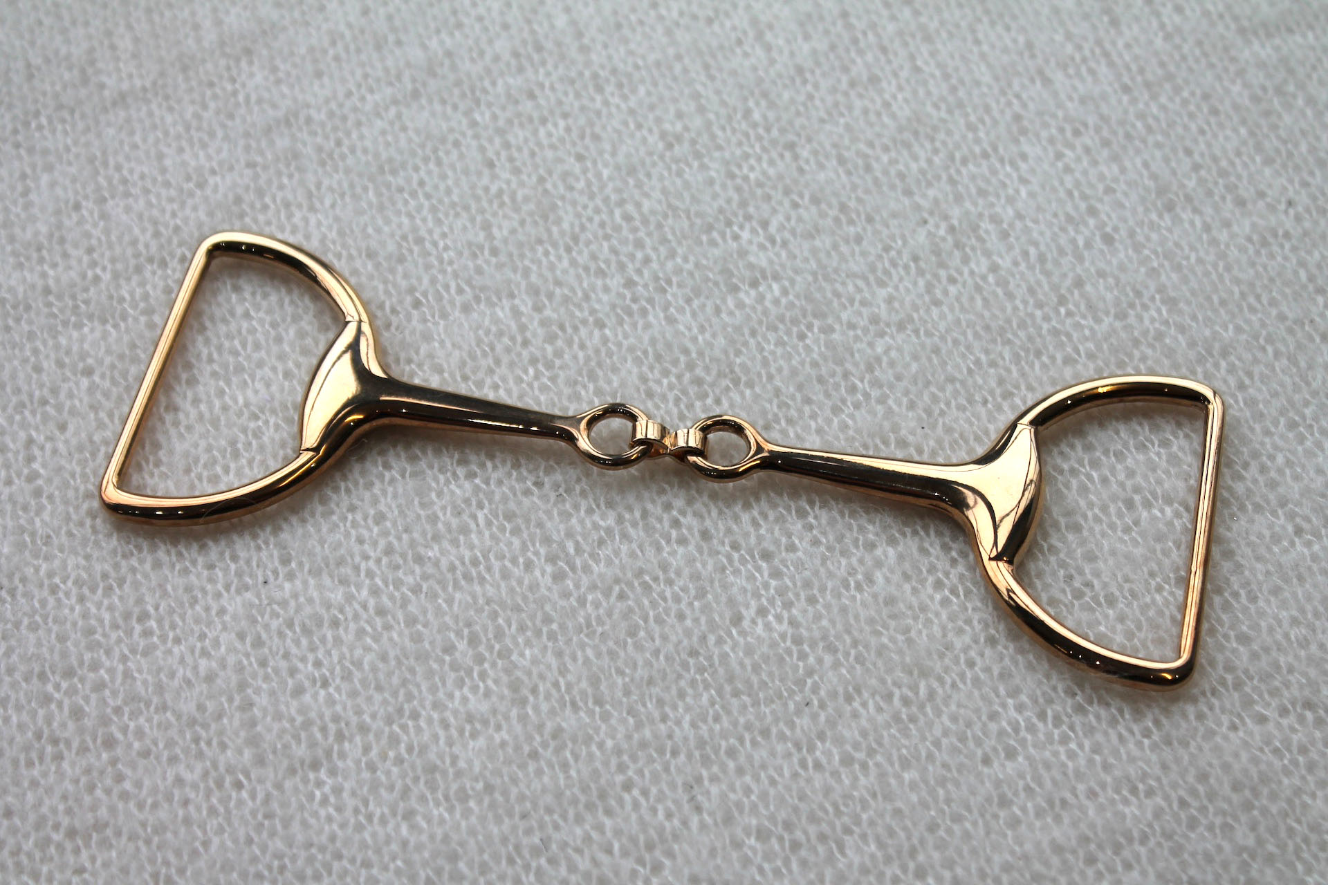 "Horse Bit" Buckle in Gold - Large