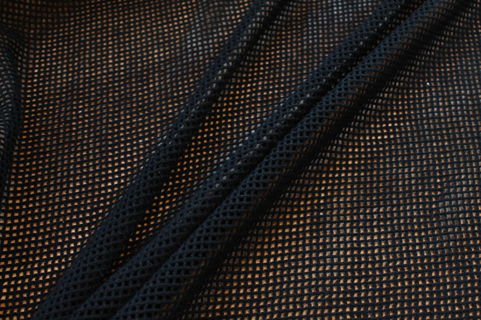 BACK IN STOCK - Cotton Mesh Net - Black fabric, image 4 of 6