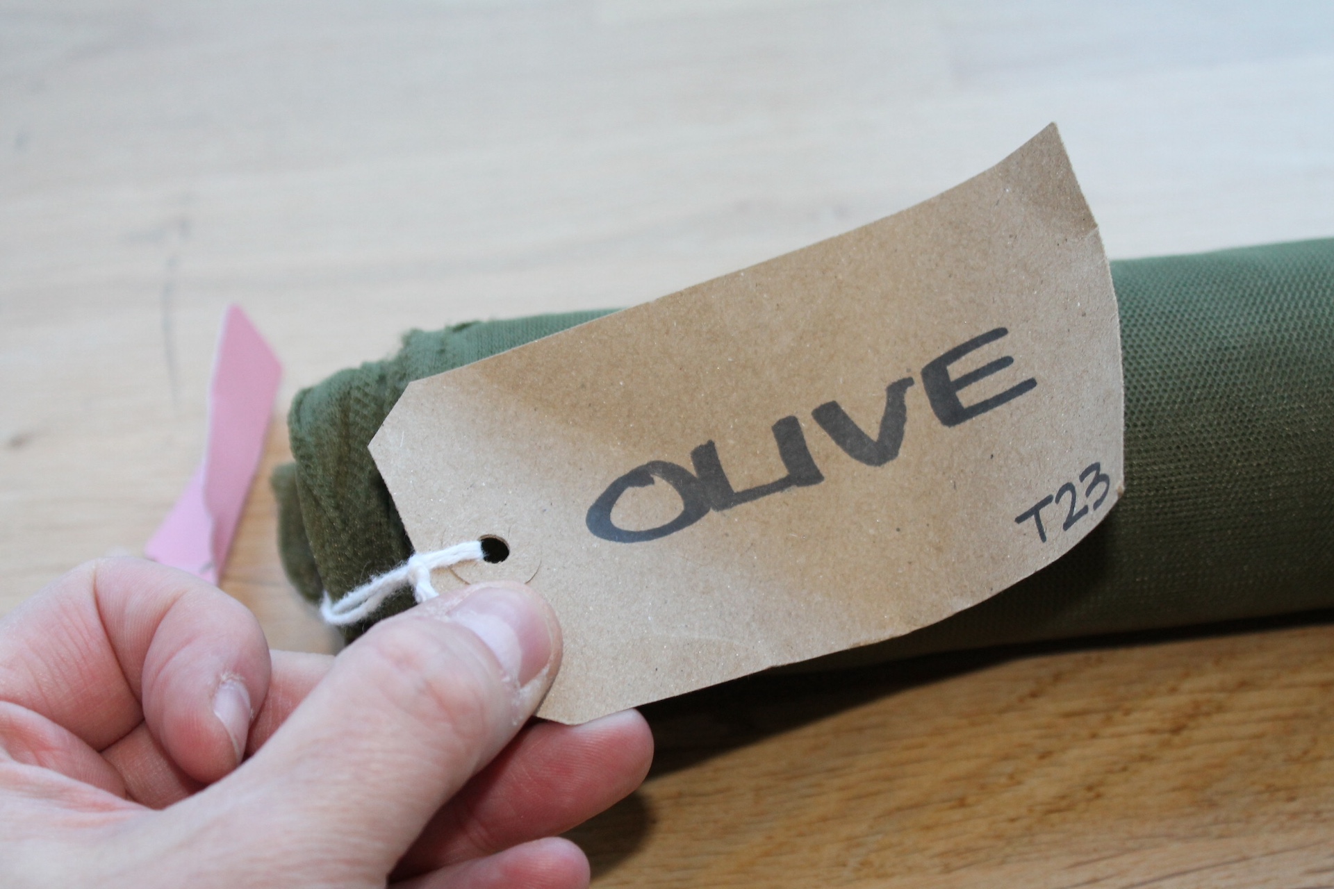 Soft Nylon Tulle - Olive Green - T23 fabric, image 6 of 6
