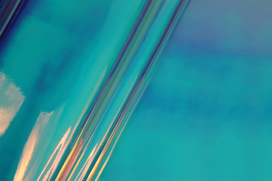 Iridescent Mirror PVC - Blue/Pink/Lilac fabric, image 6 of 7