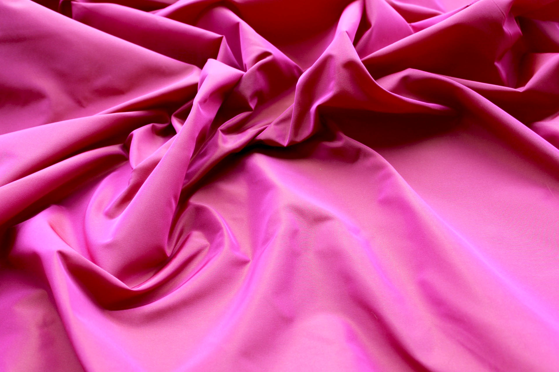 Acetate Taffeta - Pink shot Yellow fabric, image 2 of 5