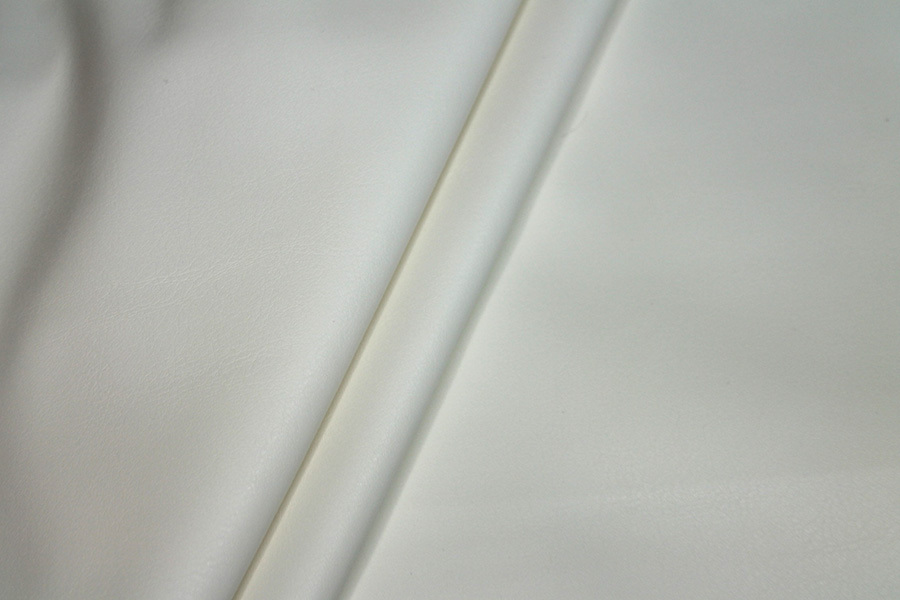 Soft Stretch Leatherette - Off White fabric, image 4 of 6