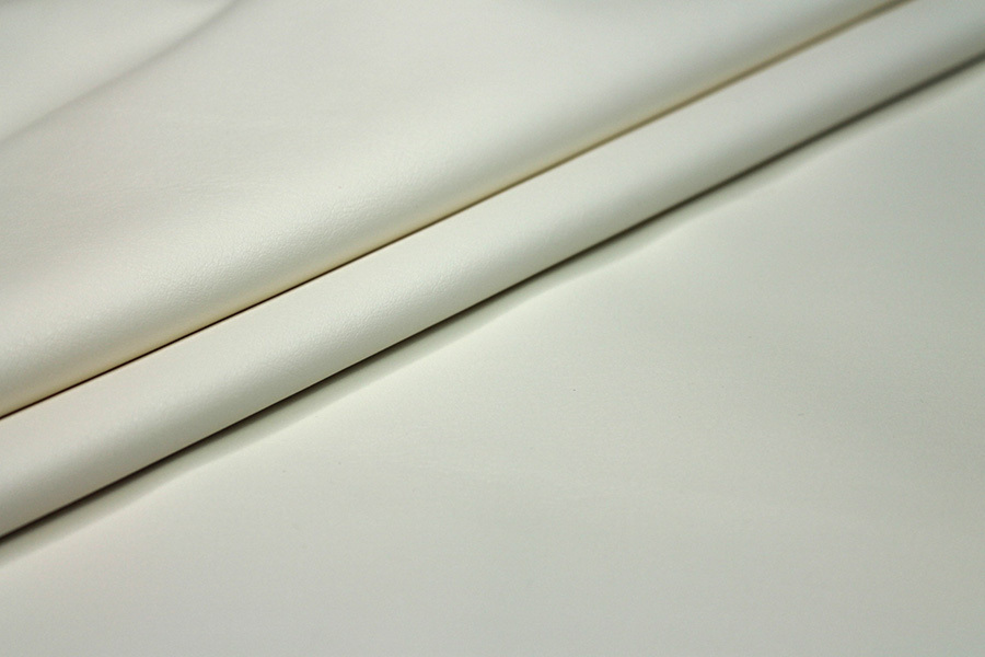 Soft Stretch Leatherette - Off White fabric, image 5 of 6