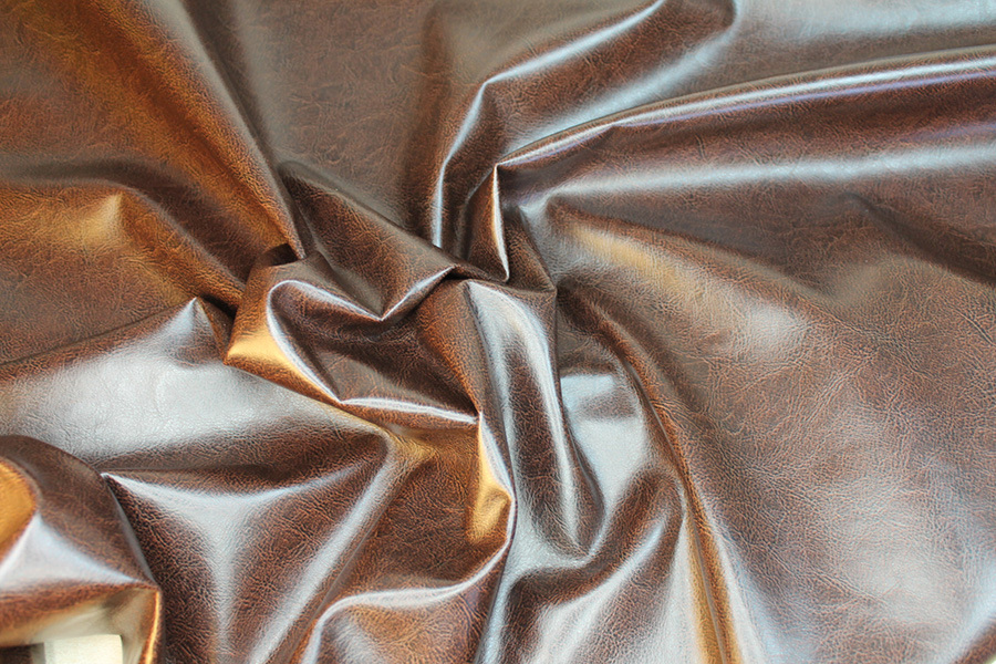 Soft Leatherette - Speckled Brown fabric, image 2 of 5