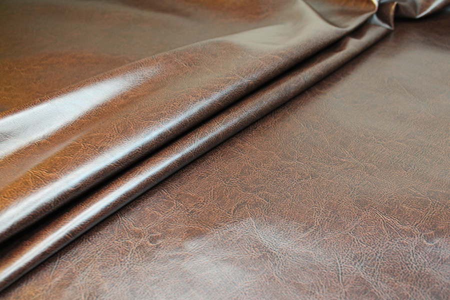 Soft Leatherette - Speckled Brown fabric, image 5 of 5
