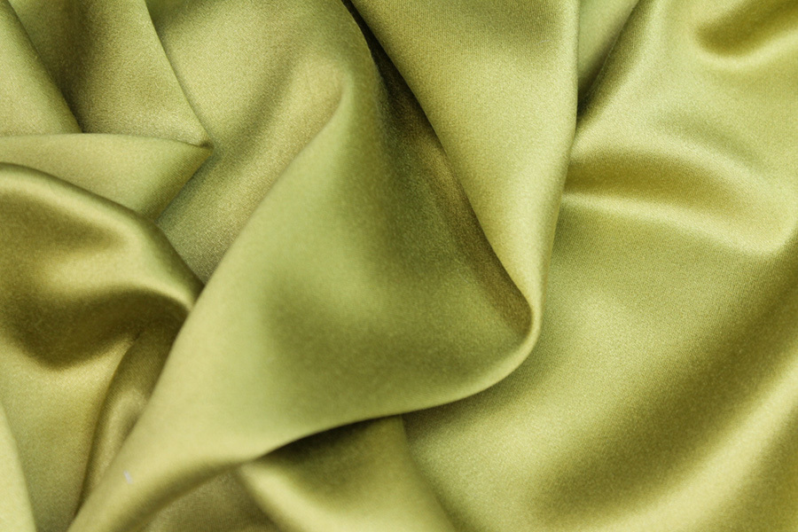 Bamboo and Modal Mix Satin - Lime fabric, image 5 of 7